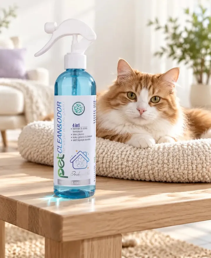 Probiyotikli Kedi Barınak Temizleyici ve Koku Giderici 400 ml